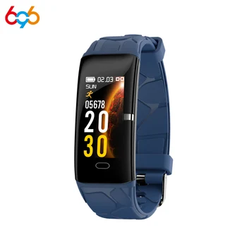 

696 E58 Men Smart Watch Sport Heart Rate Monitor Smart Brecelet Blood Pressure Fitness Tracker Smartwatch Women Watch Wristwatch