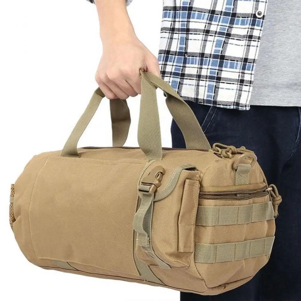 Unisex Mountaineering Bag Outdoor Sports Hiking Trekking Pack Bucket Shape Backpack Oxford Cloth Portable Handbag Shoulder Bags | Спорт и