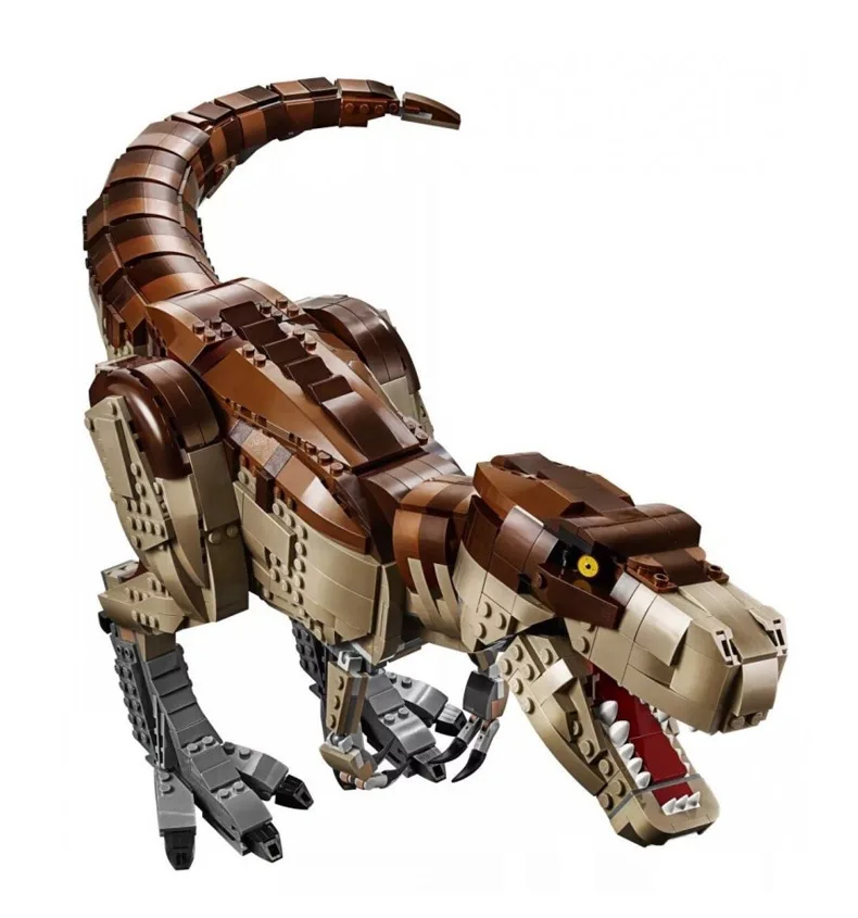 61001 игрушек, совместимых с 75936 парком Юрского периода: T. Rex Rampage Set, детские рождественские игрушки, строительные блоки, наборы кирпичей