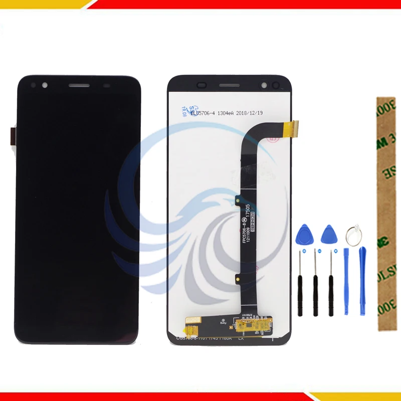 

100% Tested LCD For BQ Mobile BQ-5701L Slim BQ5701L BQ 5701L with LCD Display Assembled