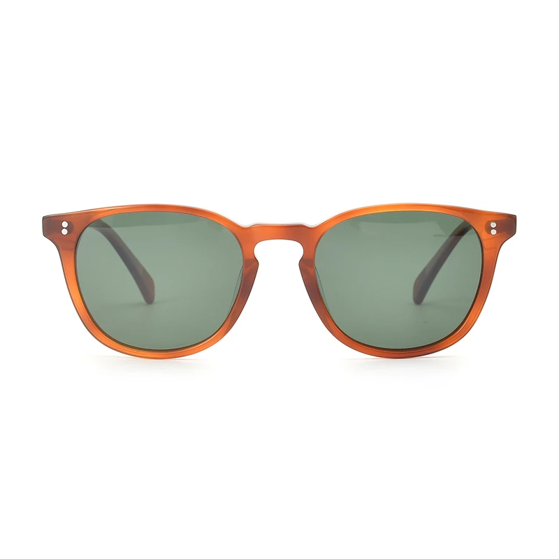 Goedkoop Oliver Vintage Zonnebril Merk Designer Gepolariseerde Zonnebril Vrouwen Mannen Finley Esq. Retro zonnebril voor Vrouwen OV5298 met Case