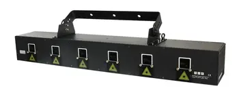 

Moving Head 6 Eyes Bar Liner 6 Beam RGB Color Laser Bar Light