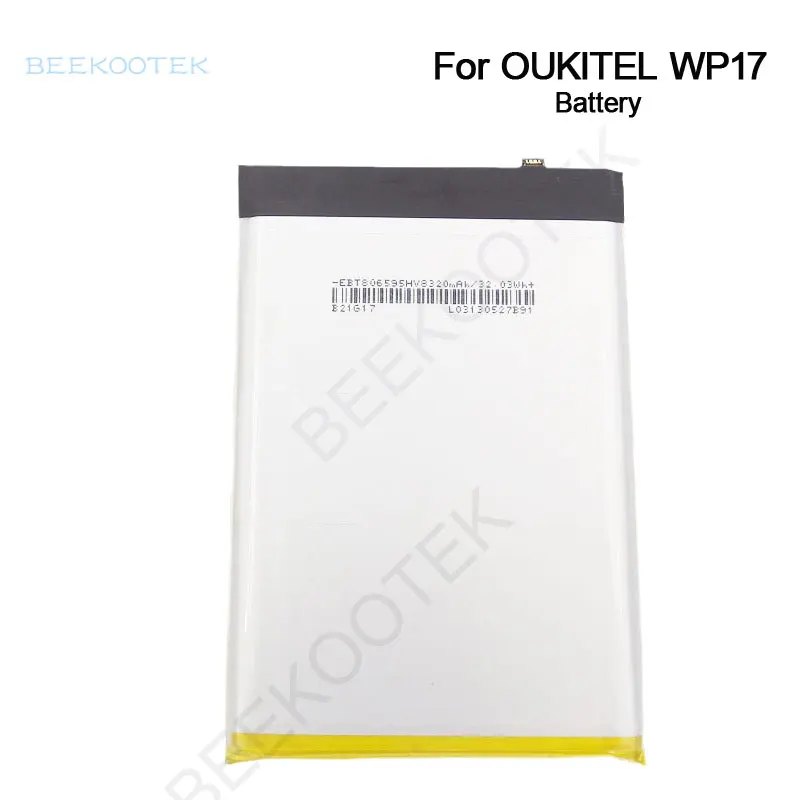 Original Oukitel Wp17 Bateria Interna do Telefone Reparação da Bateria Acessórios de Reposição Peças para Oukitel Wp17 Smartphones Novo - Image 2