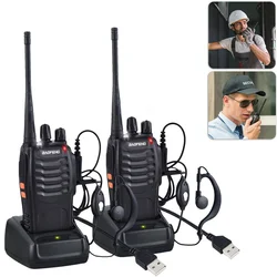 Talkie walkie sans fil, interphone portable, 5KM, communicateur Radio bidirectionnel pour hôtel, chantier, cyclisme, Sports de plein air 