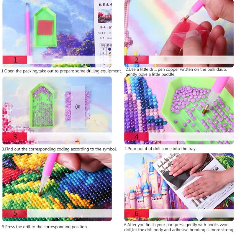 

5D Full Diamond Paintings DIY Spoons Embroidery Cross Stitch Kit Home Decor Q6PE