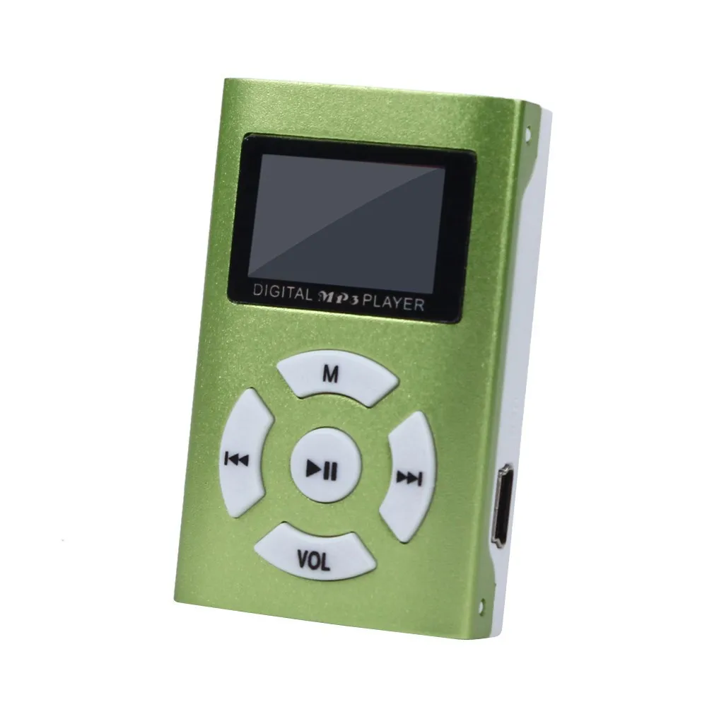 Мини MP3-плеер с ЖК-экраном 32 ГБ Micro SD TF карта MP3-плеер металлическая кнопка портативный мини MP3-плеер 4,7 дюймов