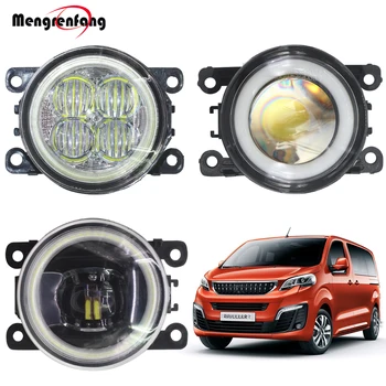 

2 Pieces Car H11 Fog Light LED Bulb Halo Ring Angel Eye DRL Daytime Running Light 12V For Peugeot Traveller 2016 2017 2018
