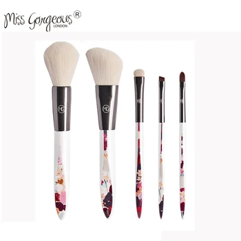 

Miss Gorgeous 5pc Makeup Brushes Set Cosmetic Loose Powder Eye Shadow Eyebrow Blooming Blush Brushes Beauty Make Up Brochas Tool