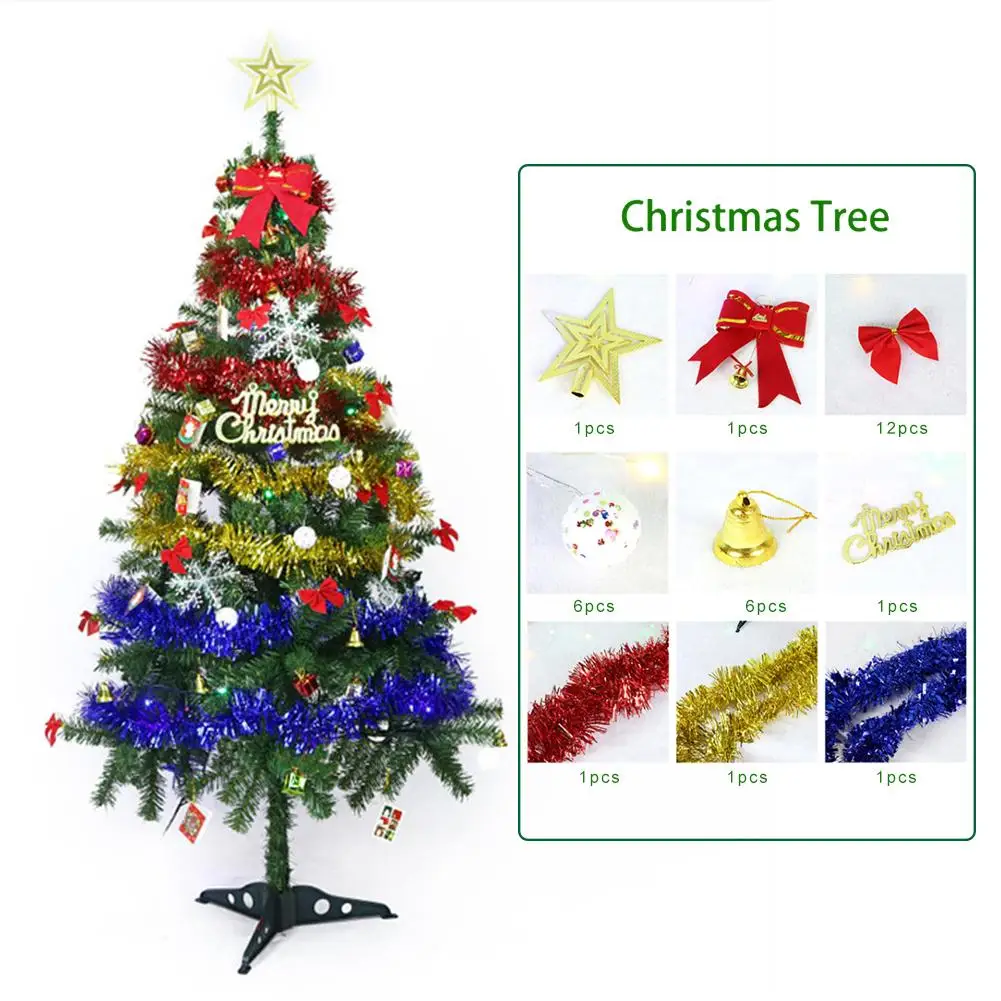 

120/150CM Christmas Tree Artificial Decorations for Home Hotel Shopping Mall Children Gift Xmas Tree New Year Tree With Ornament