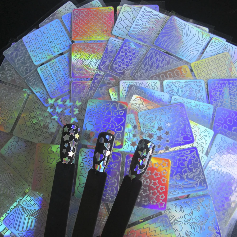 laser nail decals