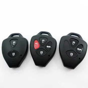 

DAKATU 2/3/4 Buttons Remote Car Key Shell Cae Plastic Fob For Toyota Camry Corolla Avalon Venza Crown with LOGO