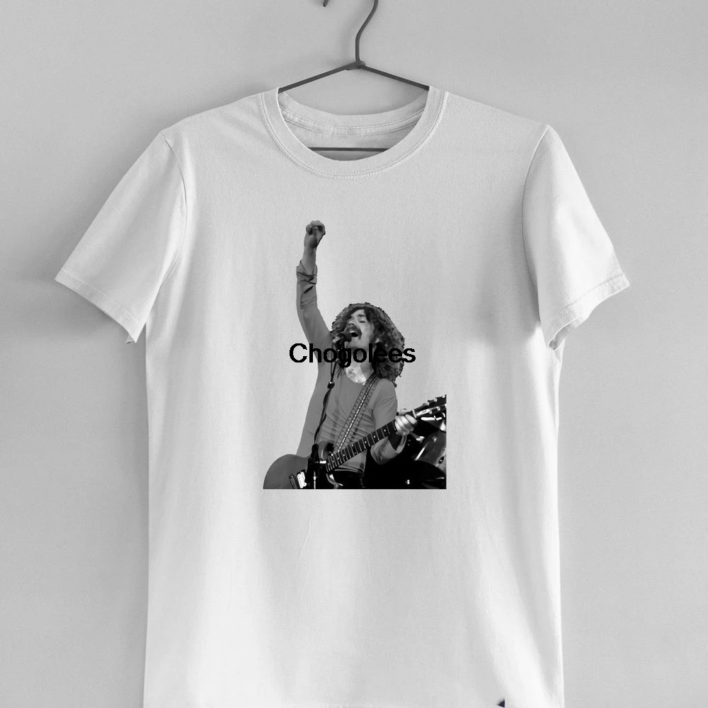 Классическая белая футболка с изображением Брэда дельпа бостонской группы рок