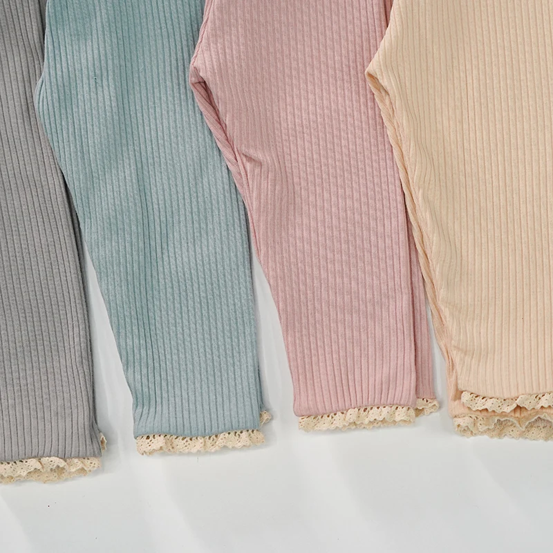 Baby Cotton Leggings for Girls Casual Trousers