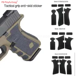 Открытый CS оборудование P1 захват Glock Grip патч тактическая рукоятка противоскользящая наклейка водяной пулевой пистолет аксессуары DIY