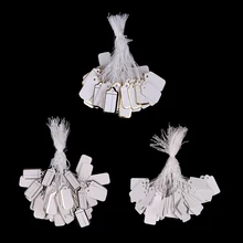 100 шт. ценники этикетки для одежды прямоугольные этикетки для галстука ленты для ювелирных изделий одежда для демонстрации товаров ценники