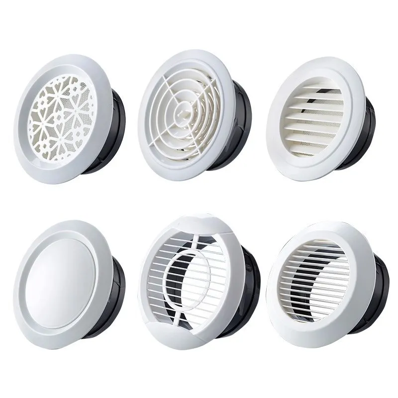 Adjustable Round Plastic Air Ventilation Cover Fan Outlet Vent