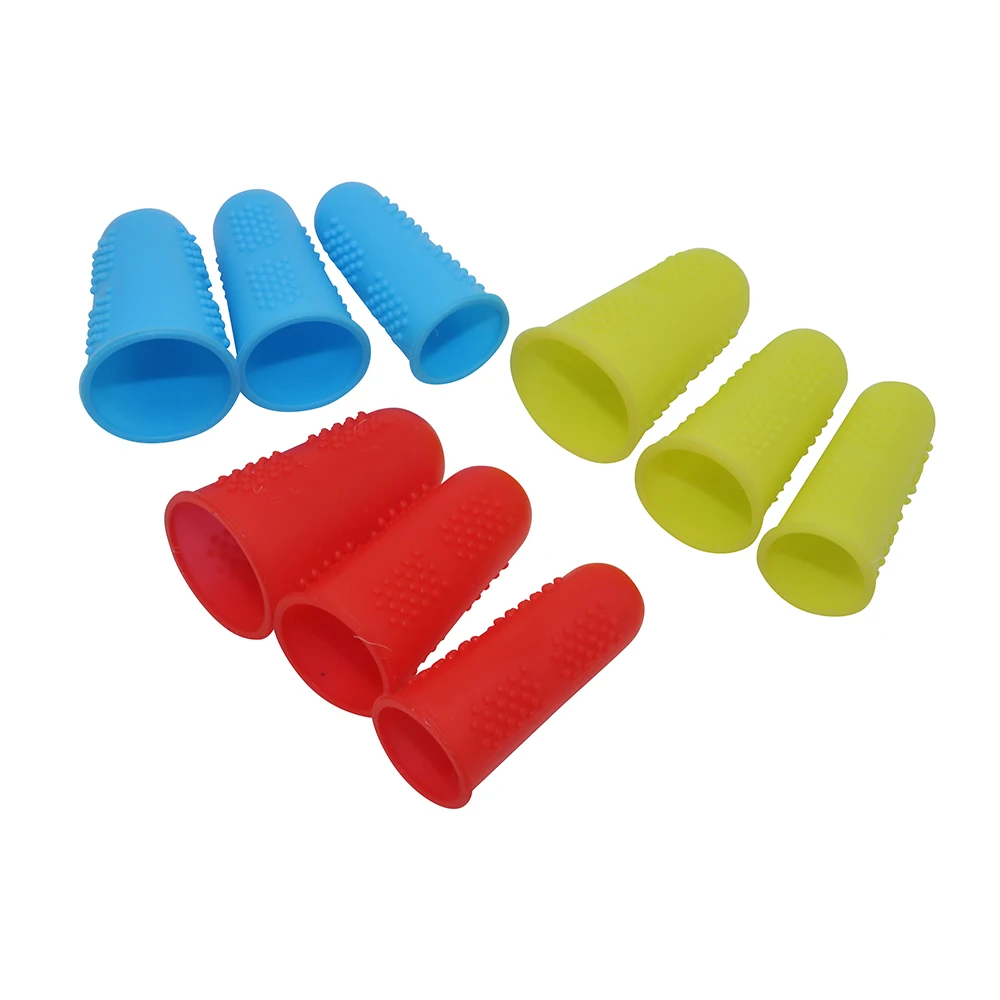 Description Picture 4 of item3 Pcs Multifunctional Fingertips Gloves Latex Rubber Antislip Finger Cutter Protector For Garden Food Cutter Gloves Accessory
