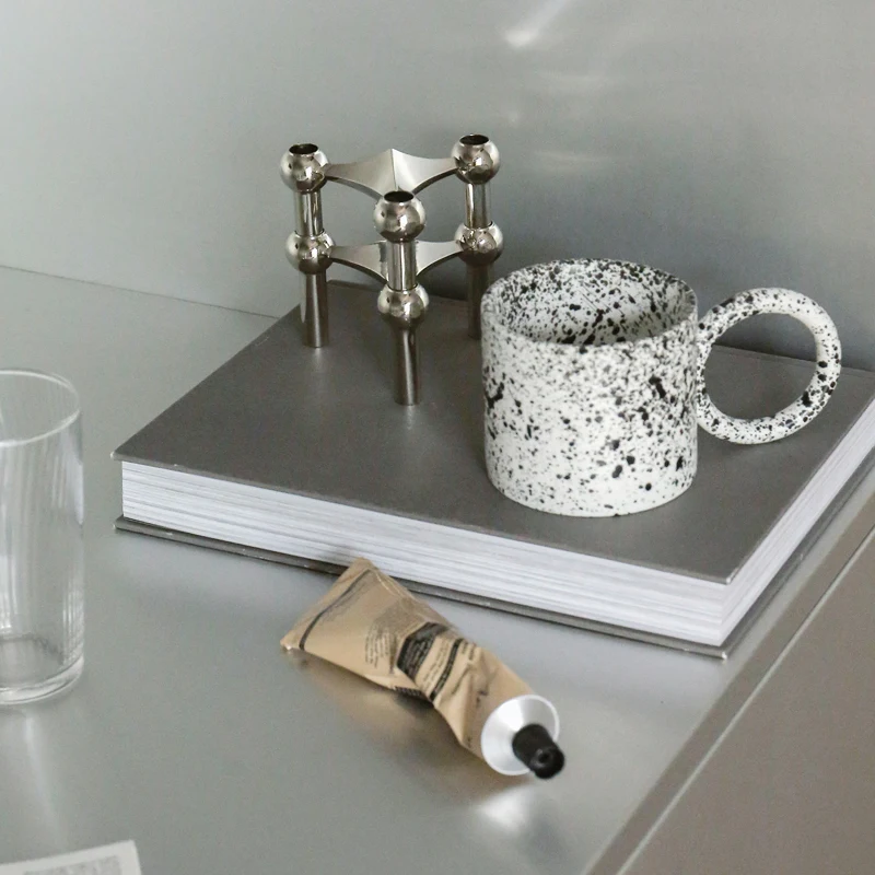 Japanese-style Coffee Cups Original Beautiful Large Espresso Mugs Brand Designer Ceramic Tea Mug Fun Office Drinking Big Ear Cup