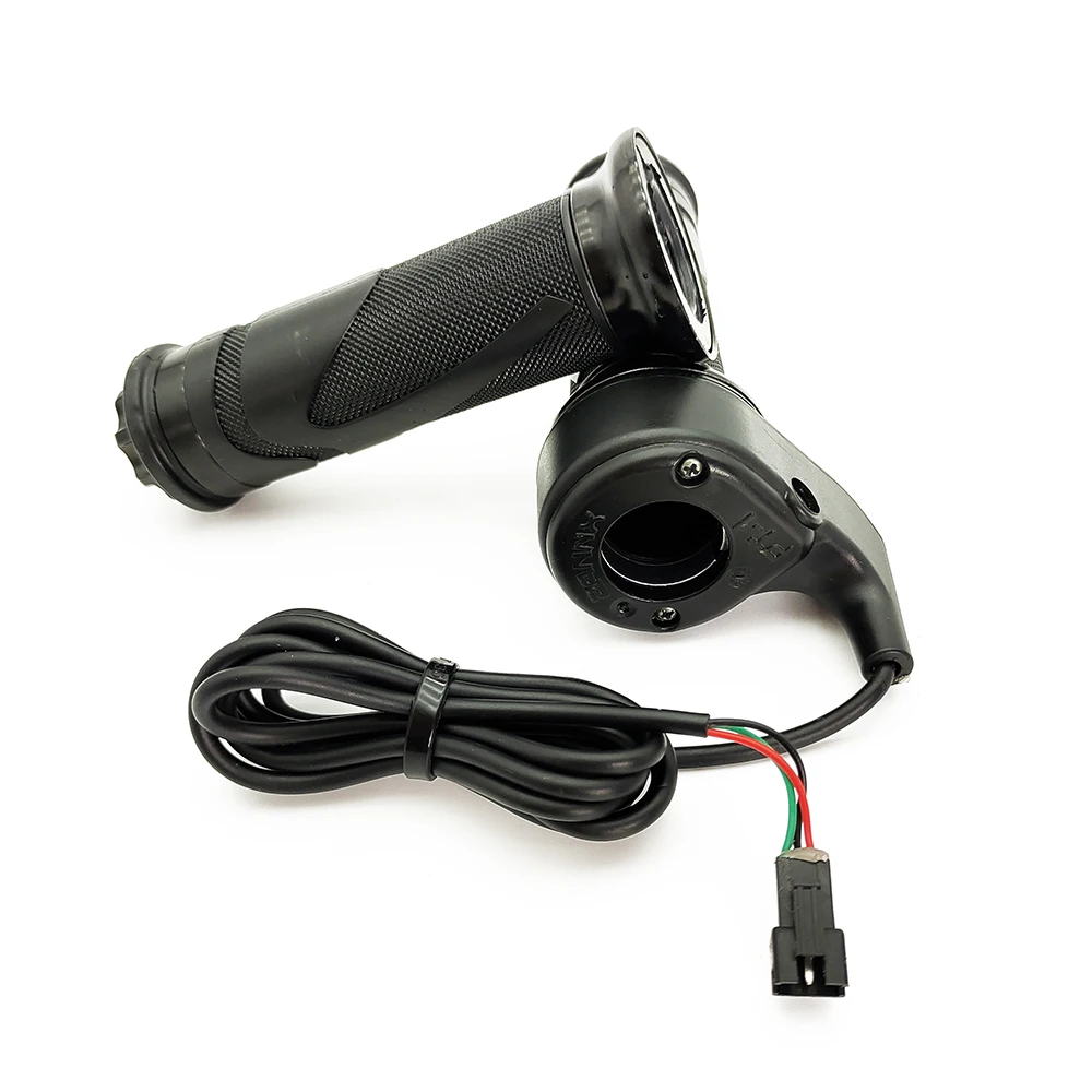 ConhisMotor 24V 36V 48V 60V 72V Universal Ebike Full Bar Twist Bike Throttle For Electric 3 Wire Speed Electric Bicycle Parts