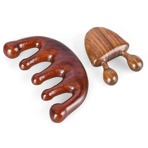 Therapy Massage Face Massage Tool Neck Massage Wooden Comb Scalp Massager  Facial Treatment Appliances Body Massager