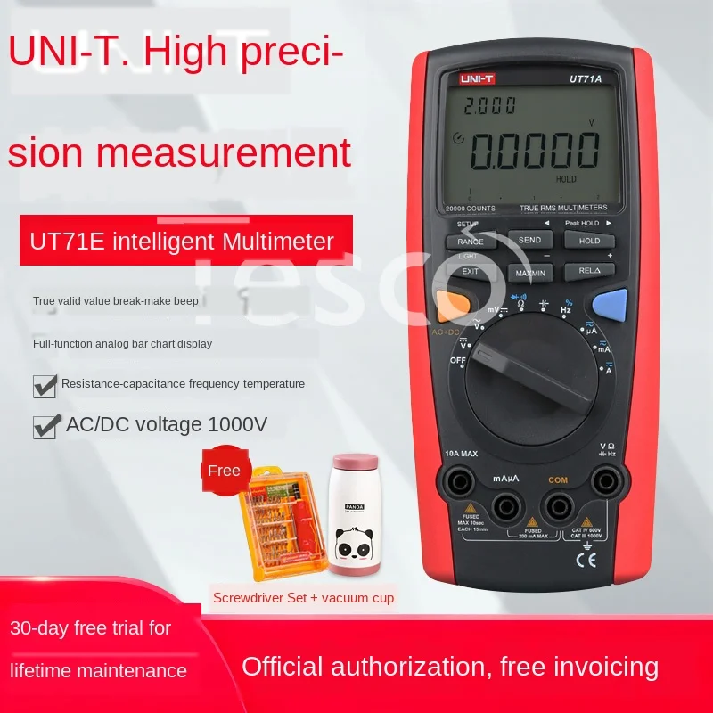 

Type Digital Universal Meter High-Precision Electrical Instrument Handheld Digital Signal Display I