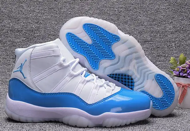 Оригиналы JORDAN ретро 11 мужские баскетбольные кроссовки jordan Белый Черный Bred aj11 Высокая спортивная обувь для улицы - Цвет: 01