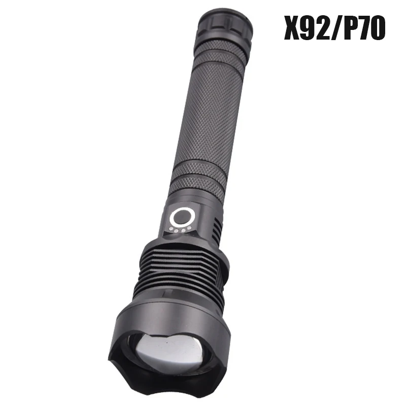 X92 P70 Светодиодный фонарик USB Перезаряжаемый высокой яркости высокой мощности Zoom факел для кемпинга ASD88 - Цвет: X92 P70