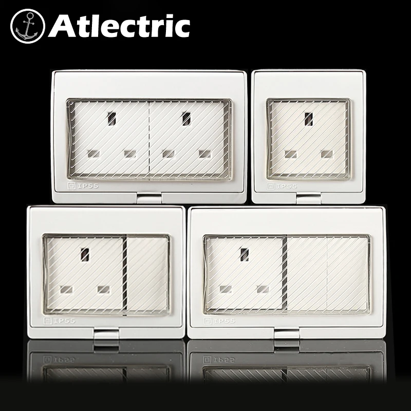 Atlectric Великобритания стандарт IP55 водонепроницаемый пыленепроницаемый Открытый
