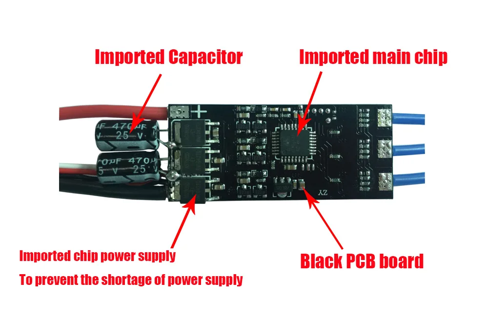 Сборка мощности Skylinker BLHeli ESC 20A 30A 40A ESC Регулятор скорости 2-3S с 2A 5V UBEC для RC фиксированного крыла