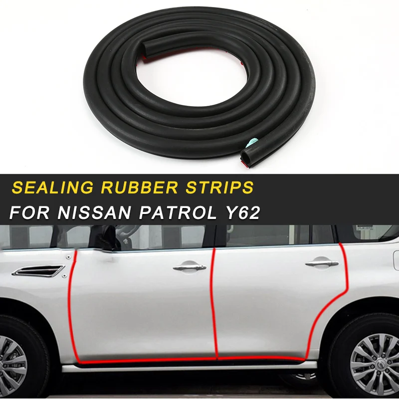 Special Price Auto Lijm Rubber Afdichting Geluidsisolatie Tochtstrip Edge Trim Autodeur Afdichtstrip voor Nissan Patrol Y62 Special Price Auto Lijm Rubber Afdichting Geluidsisolatie Tochtstrip Edge Trim Autodeur Afdichtstrip voor Nissan Patrol Y62