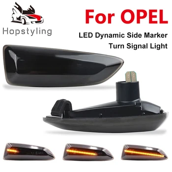 

2PCS LED Side Marker Turn Signal Light Repeater Blinker For Opel Zafira Tourer C Astra J K Grandland X Crossland X Insignia B