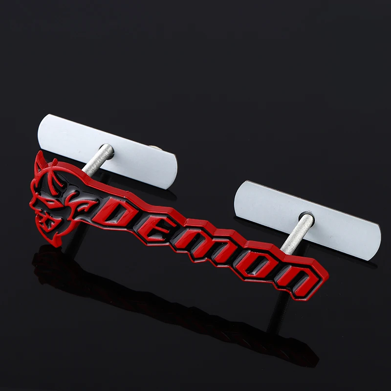 Автомобильный бейдж с эмблемой Grill наклейки для Dodge Challenger SRT Demon SRT8 RC Hellcat зарядное устройство Калибр передний капот Гриль Авто стиль