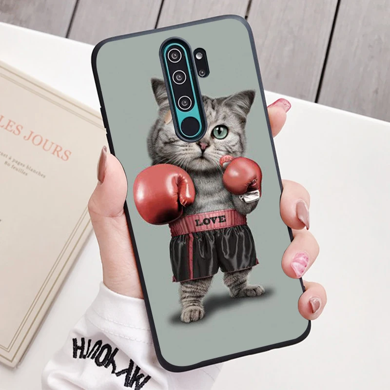 Quyền Anh Silicone Ốp Lưng Điện Thoại Redmi Note 9 8 7 Pro S 8T 7A Bao