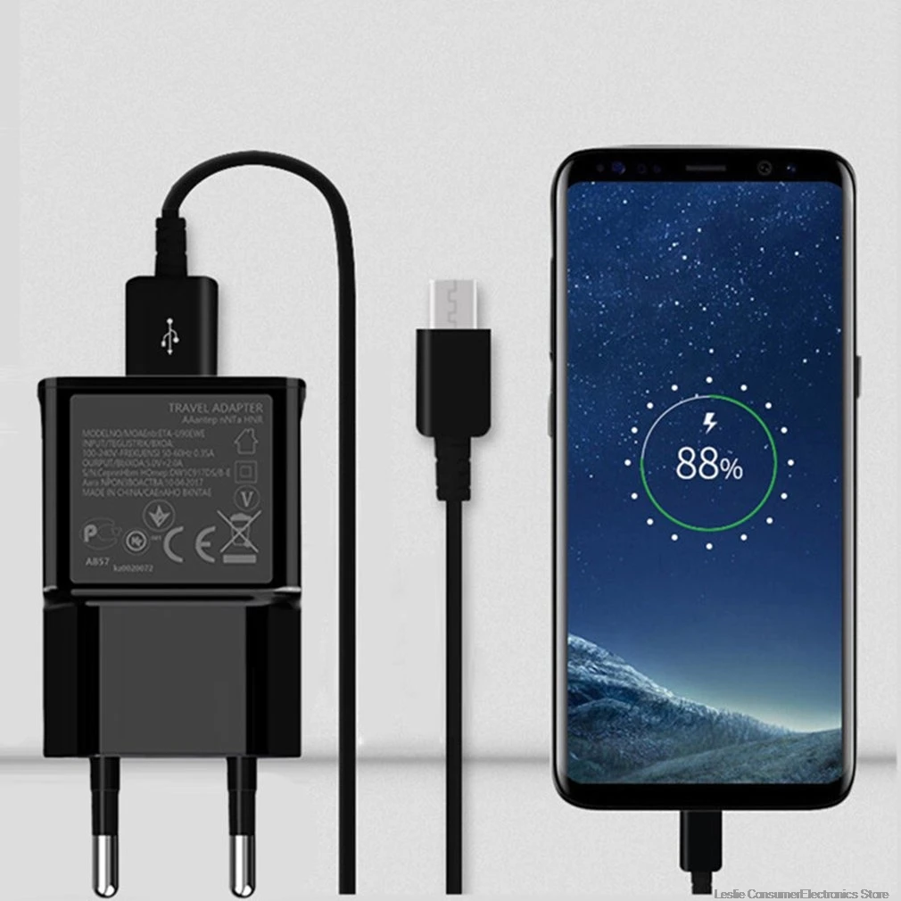5V2A Зарядное устройство Usb с европейской вилкой для мобильных телефонов, быстрое зарядное устройство для iPhone, Android, huawei, samsung, зарядное устройство oneplus, зарядка 5 в 1 а для xiaomi