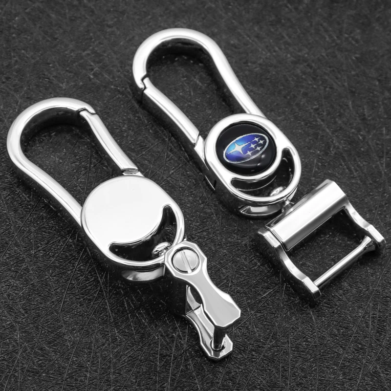 

Fit Subaru- Forester Outback impreza LEGACY LEVORG XV BRZ Pure metal 360Â°rotating personalized and innovative car keychain