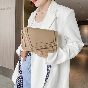 

Spring and Summer Popular Niche Trend Small Square Bag Ladies 2020 New Trend Embroidery Thread Shoulder Messenger Bag Fashion