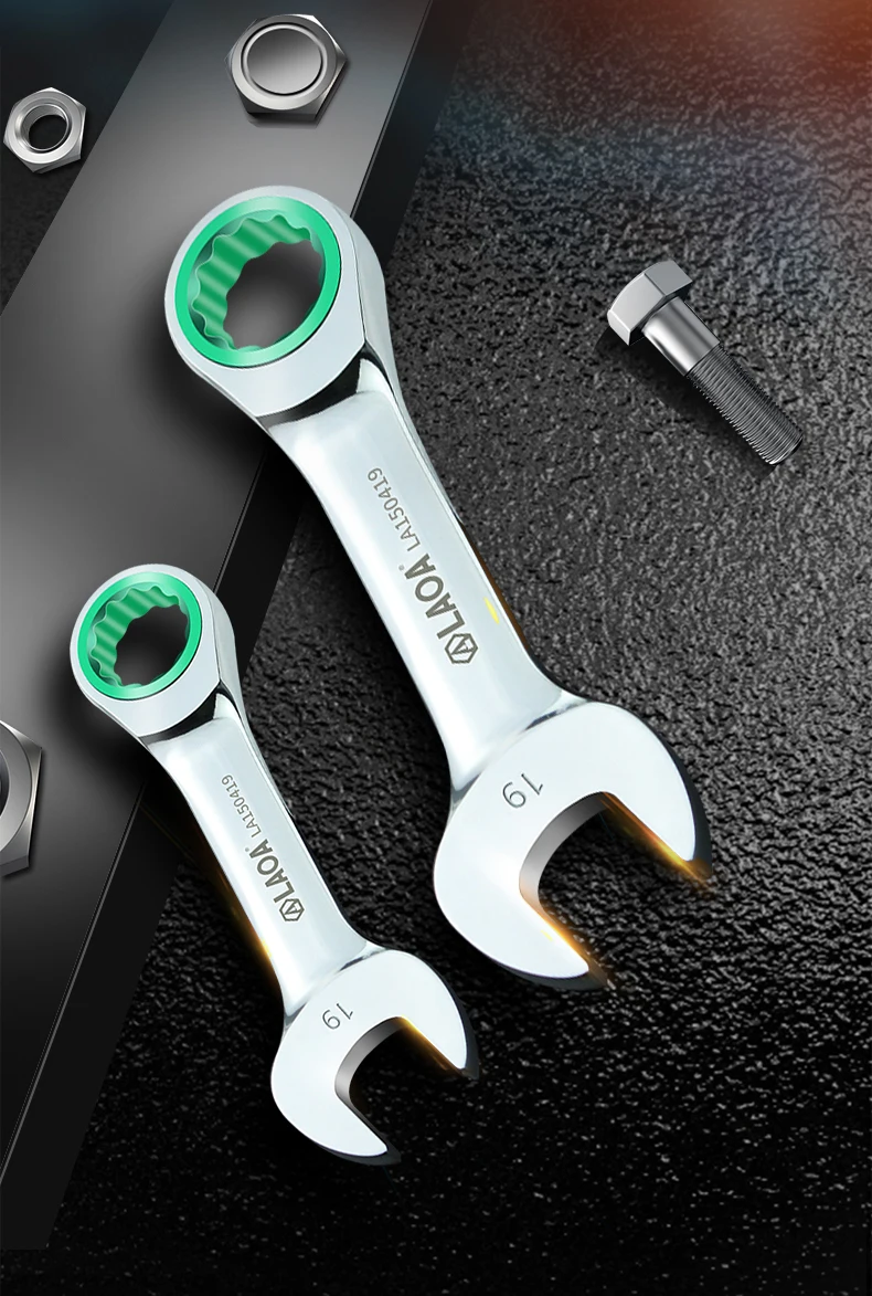 Description Picture 3 of itemLAOA Mini Short Ratchet Wrench 5.5-15mm Adjustable Key CR-V Monkey Wrench for Car Vehicle Auto Replacement Parts DIY Hand Tools