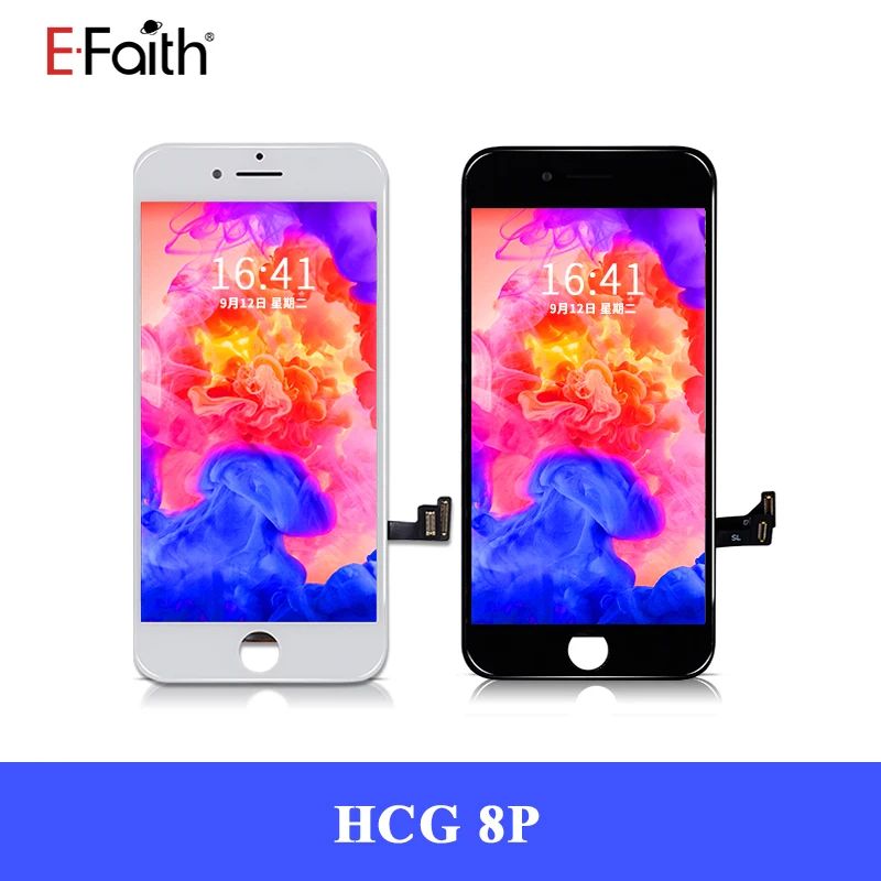 HCG 8P Leave color DHL 20 шт./лот EFaith HCG высокая насыщенность цвета для iPhone 7G 7P 7Plus 8G 8 P 8 Plus ЖК-дисплей с 3D сенсорным экраном - Цвет: HCG 8P Leave color