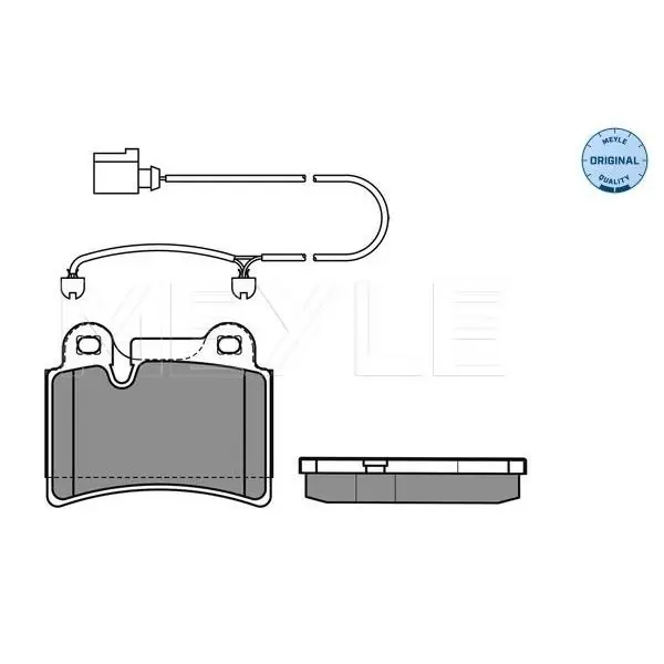 Колодки дисковые задн. с антискр. пл.\ VW Touareg 3.2-6.0i/2.5-5