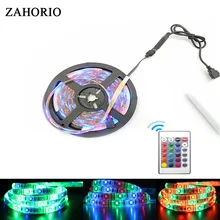 5V USB الطاقة LED قطاع ضوء RGB/الأبيض/الدافئة الأبيض 2835 3528 SMD HDTV التلفزيون حاسوب شخصي مكتبي شاشة الخلفية و التحيز الإضاءة 1M 2M 3M 4M(China)