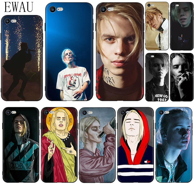 

EWAU Pharaoh Rapper Soft Silicone phone case for iphone 5 5s SE 6 6s 7 8 plus X XR XS 11 Pro Max