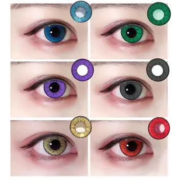 

Dream Women Multicolor Cute Charm and Attractive Fashion Contact Lens Cosmetic Makeup Eye Shadow Fantasy Beauty Contact Lens
