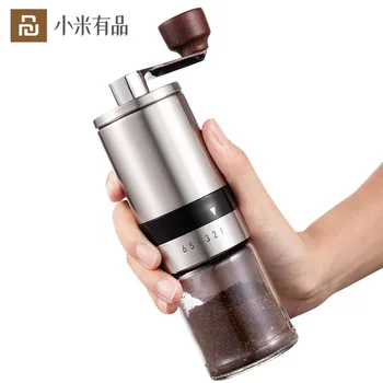 

YouPin Zigo Stainless Steel Manual Coffee Bean Grinder Small and Portable Even Powder Whole Body Detachable Washing