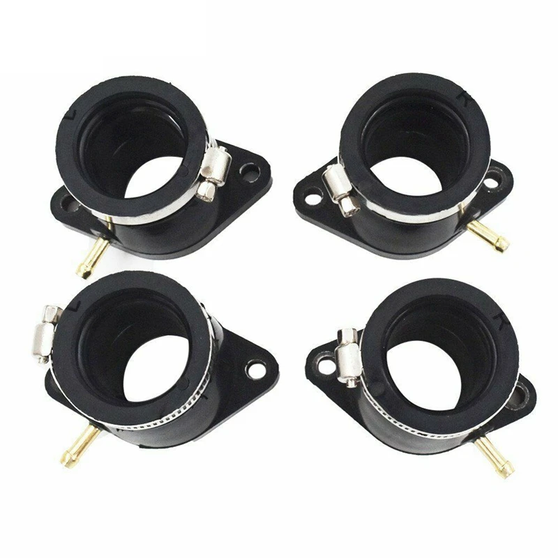 4Pcs Carburetor Intake Manifold Boot Joint Carb Holder For Yamaha Xj650 Xj750 1981-1983