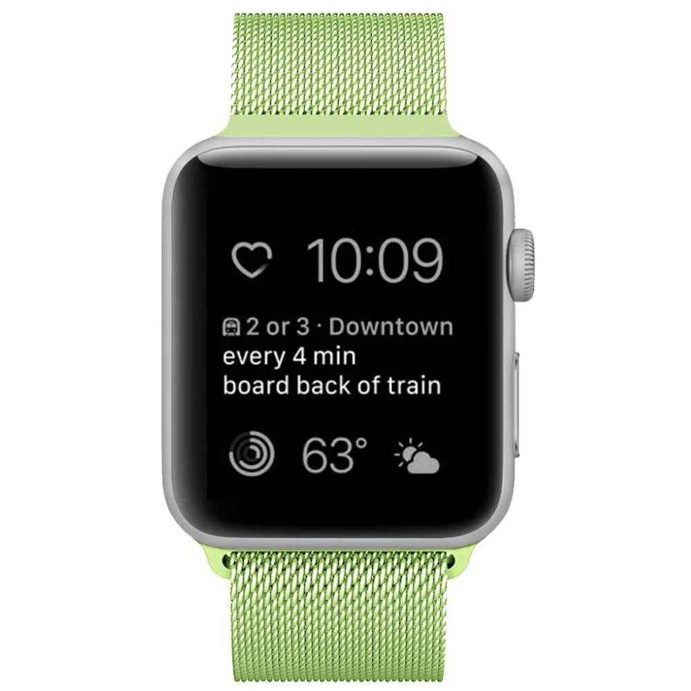Ремешок для наручных часов Apple Watch 4 в 1/2/3 ремешок для часов, Миланская петля, нержавеющая сталь, 42 мм, 38 мм, версия браслет ремешок для наручных часов iwatch серии 40 мм 44 чехол бесплатно