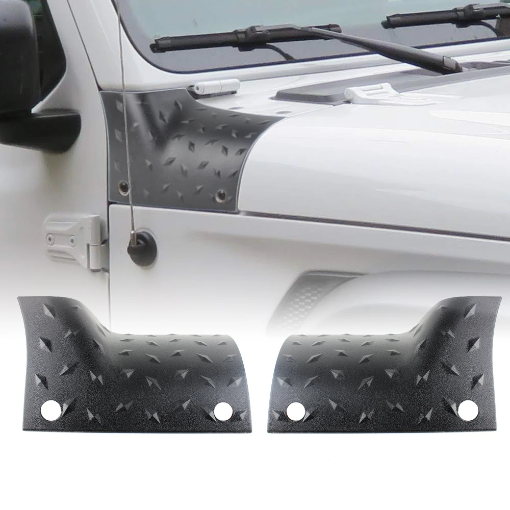 

1pair Car A-pillar Wrap Cover Angle Protector For Jeep Wrangler JL 2018