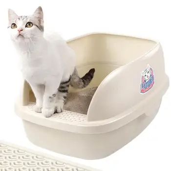 

Deodorizing And Extra Large Anti-splashing Sand Basin Cat Toilet For Kittens And Cats