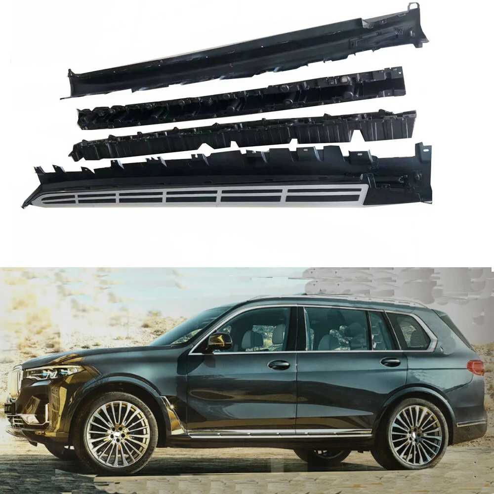 Новинка алюминиевая боковая ступенька подходит для BMW X7 G07 2019 2020 Беговая доска Nerf
