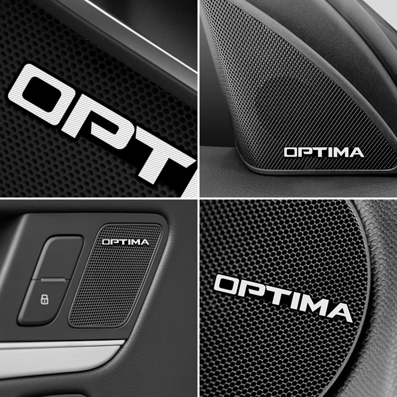 10pcs car audio decorate 3D Aluminum Badge Emblem Sticker For KIA