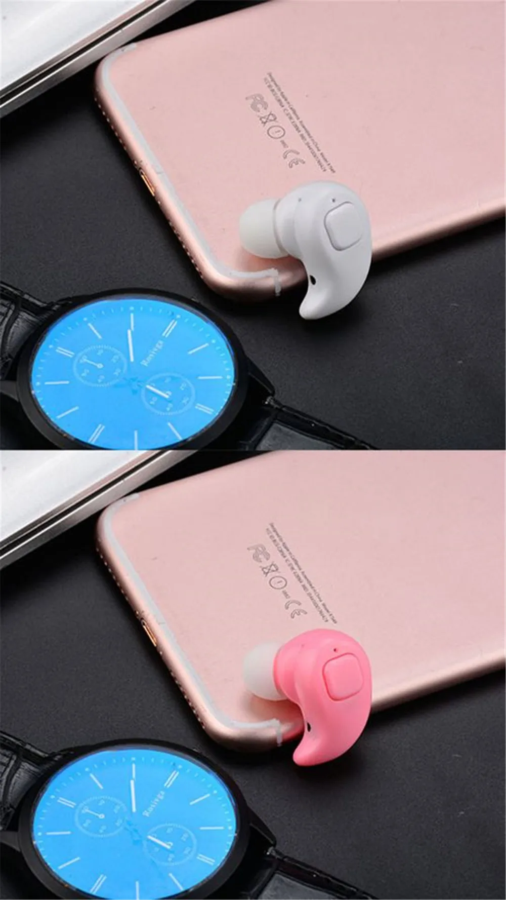В ухо Спорт с микрофоном мини беспроводные Bluetooth наушники гарнитура вкладыши для iPhone XR XS X 7 8 samsung huawei Android